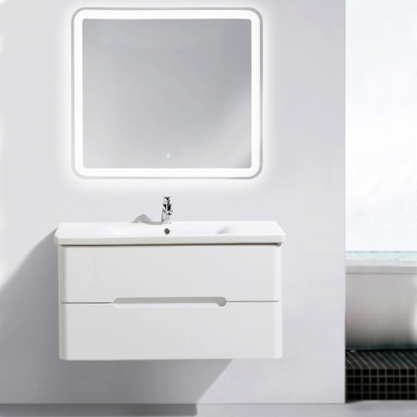тумба под раковину belbagno soft 100 soft-1000-2c-so-bf подвесная bianco frassinato