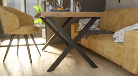 ножки для столешницы 1marka ц0000000068 черные