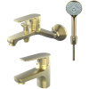 Комплект смесителей Orange Loop M26-311br Бронза