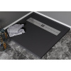 душевой поддон aquanet delight 00258896 из искусственного камня, 90×90 см, черный