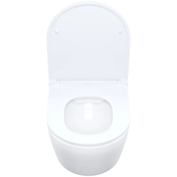 унитаз подвесной iddis blanco blarnsei25 безободковый, с микролифтом