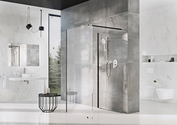 кронштейн для душевого ограждения ravak walk-in w set gwd010003017 черный