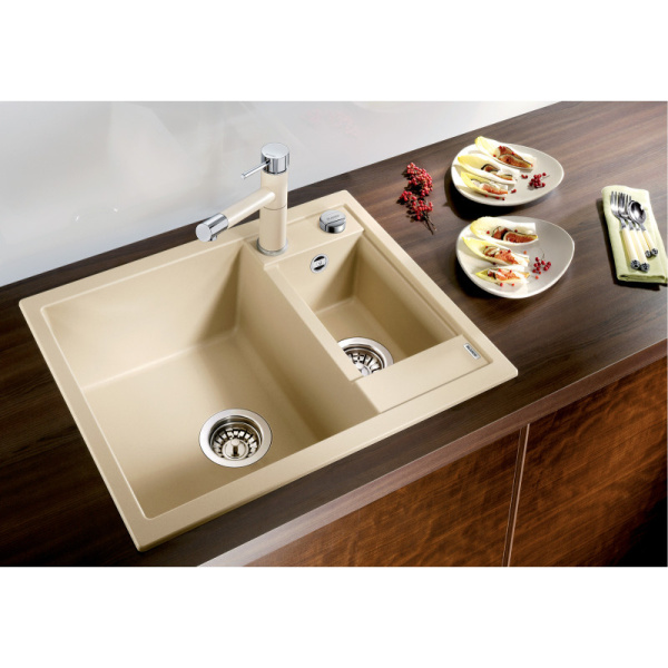 мойка кухонная blanco metra 6 516162 цвет кофе