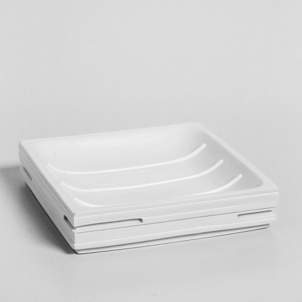 Мыльница WasserKRAFT Leine K-3829 цвет белый матовый