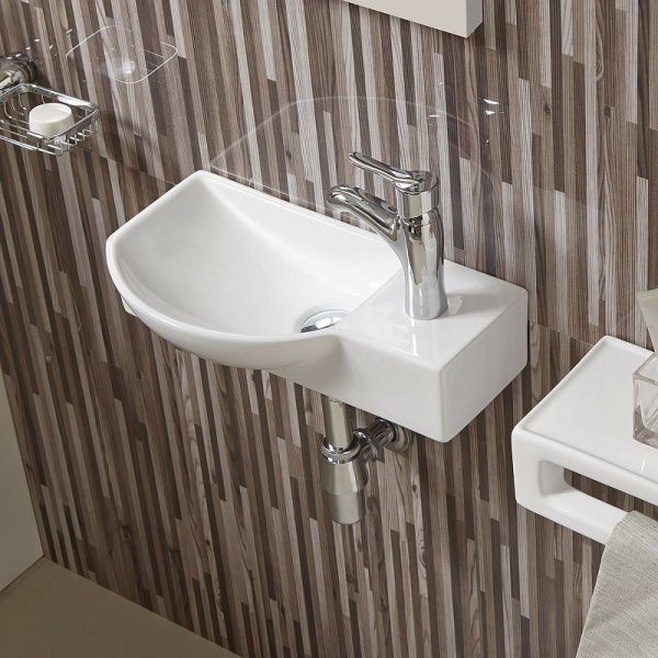 раковина weltwasser aisbach 7950 gl-wt r 50 10000008693 белая глянцевая