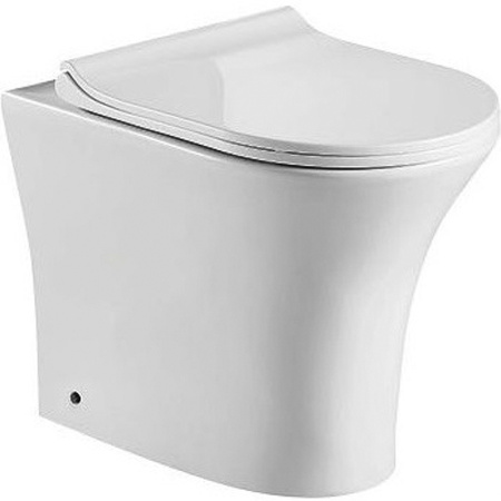 Унитаз приставной CeramaLux 217D с сиденьем микролифт Унитаз приставной CeramaLux 217D с сиденьем микролифт