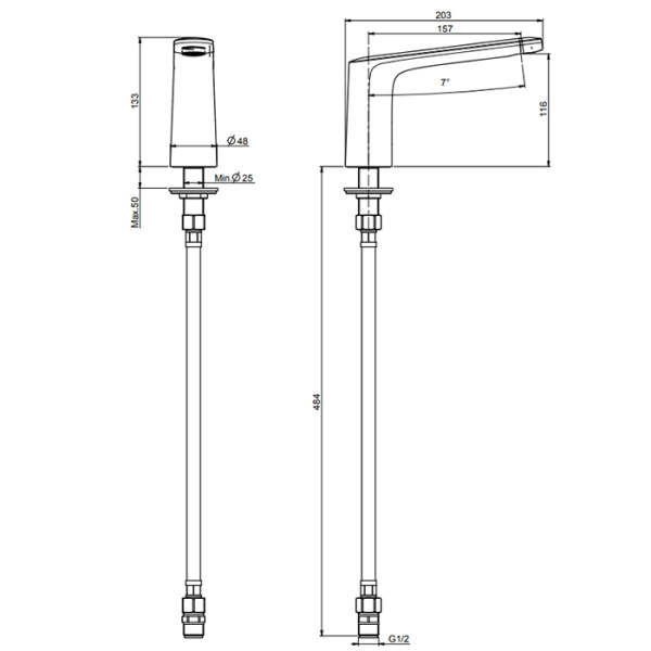 излив fima|carlo frattini texture collection f2643or для ванны, на 1 отв., золото