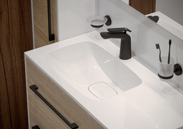 смеситель для раковины timo olivia 3261/03f черный
