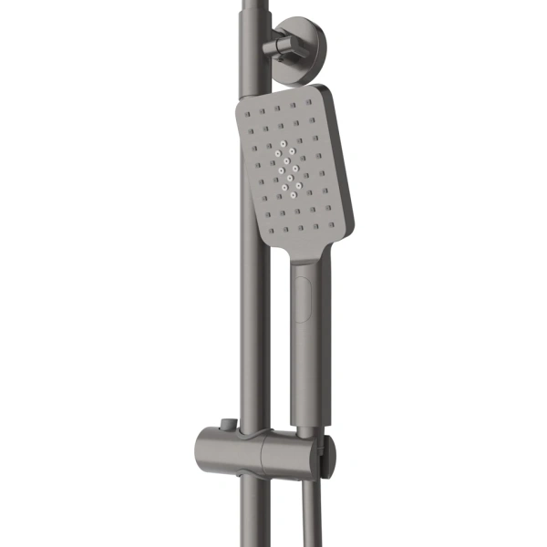 душевая система cezares slider slider-cd-gm оружейная сталь