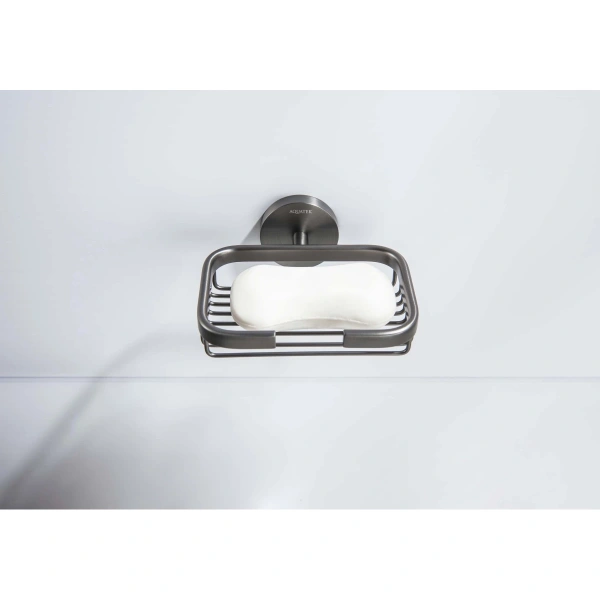 Мыльница Aquatek Бетта AQ4633BGM настенная, оружейная сталь матовый