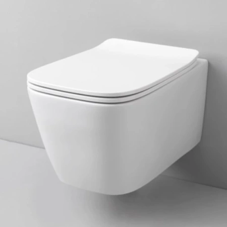 унитаз подвесной безободковый artceram a16 asv003 03 00 без сиденья, цвет белый матовый.