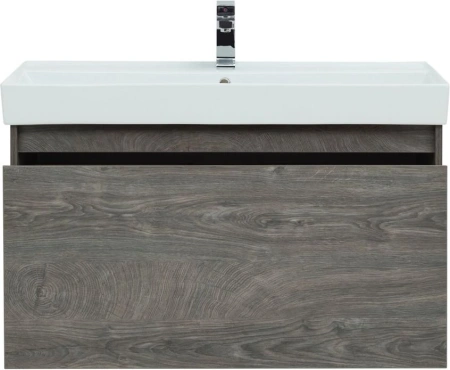 тумба под раковину aquanet nova lite 100 дуб рошелье (1 ящик), 00242579