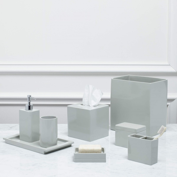 Ведро для мусора Kassatex Lacca Grey ALA-WB-G