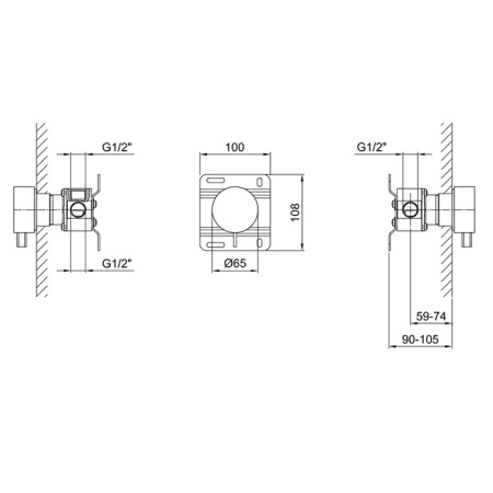 внутренняя часть fantini 17 00 a163a смесителя для душа