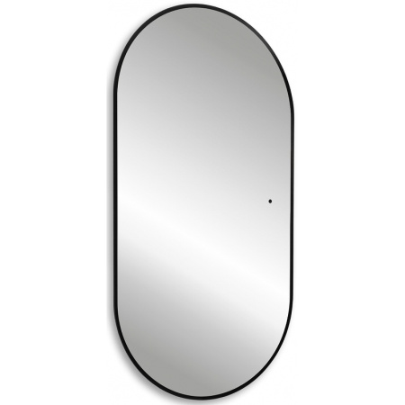 Зеркало ABBER Kontur AG6302SCB с подсветкой, бесконтактный выключатель, диммер, черный