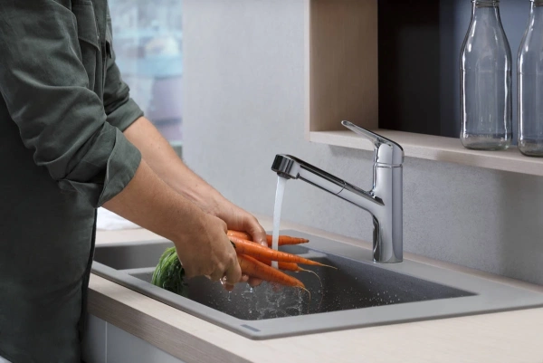 смеситель для кухни hansgrohe focus m42 71814000, хром
