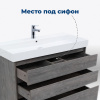 тумба под раковину aquanet nova lite 00302476 3 ящика, 82x43.5 см, дуб рошелье