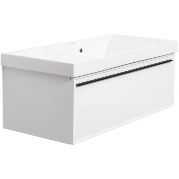 тумба белый матовый 97,6 см la fenice elba fnc-01-elb-b-100