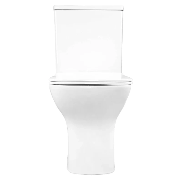 унитаз компакт azario fresco az-8302 напольный, безободковый, с бачком и сиденьем микролифт, 62х36х80 см, белый