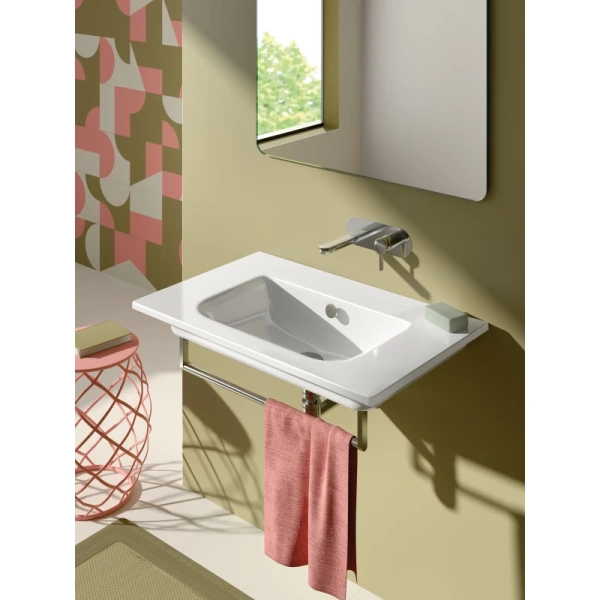 раковина catalano italy 0720810001 80x50 см, накладная, подвесная, белый глянец