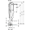 смеситель напольный для ванны hansgrohe metropol 32532000