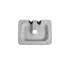 раковина накладная 40.5 см aquanet perfect-1-mb 00273678, черный матовый
