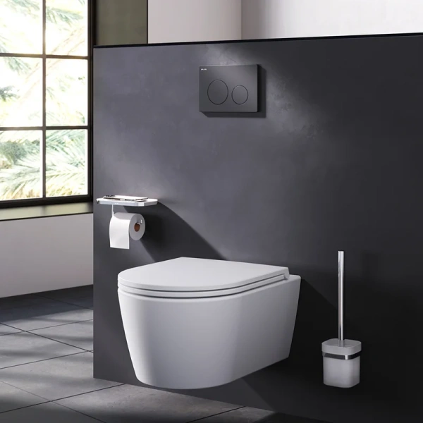 клавиша смыва для инсталляции am.pm primefit i090138, черный матовый