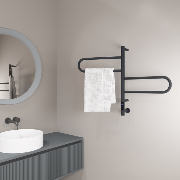 электрический полотенцесушитель vincea 44х60 vtd-1r1cge графит