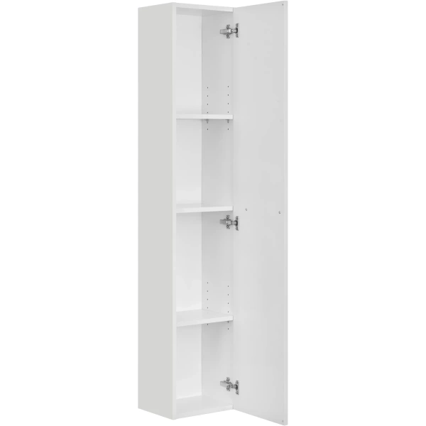 пенал roca victoria a857564806 подвесной l/r, белый глянец