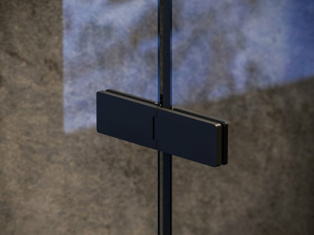 душевая дверь ravak cool cosd2-110 x0vvdc300z1 профиль черный стекло transparent