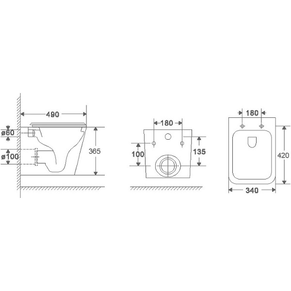 унитаз weltwasser gelbach 043 mt-wt 10000011817 подвесной белый матовый с сиденьем микролифт