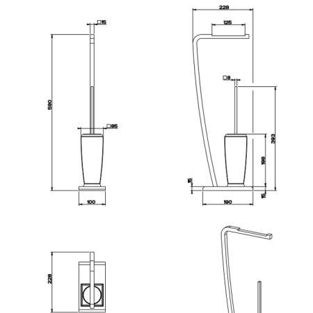 стойка gessi mimi 33334#149