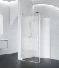 душевая стенка belbagno marmi 80 marmi-80-fix-c-cr профиль хром, стекло прозрачное