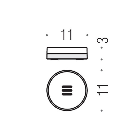 мыльница настольная colombo design mini b5240.hps1-van, pvd нержавеющая сталь|матовое стекло