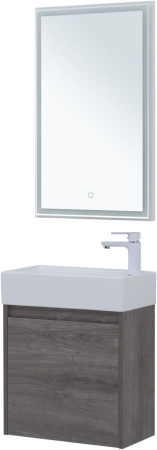 мебель для ванной aquanet nova lite 50 дуб рошелье (с дверецей)