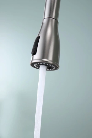 смеситель для кухни paulmark lange la214212-ni с подключением к фильтру, цвет никель