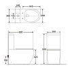 унитаз компакт belbagno amanda bb051cpr/bb051sc без бачка с сиденьем микролифт