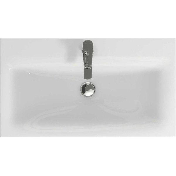 раковина подвесная/полувстраиваемая aquanet cersanit moduo 80 s-um-mod80/1 00246880 белая