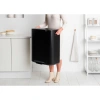 мусорное ведро brabantia bo pedal bin 211362 60 л, черное