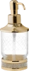 Дозатор для жидкого мыла Boheme Royal Cristal 10929-G Золото