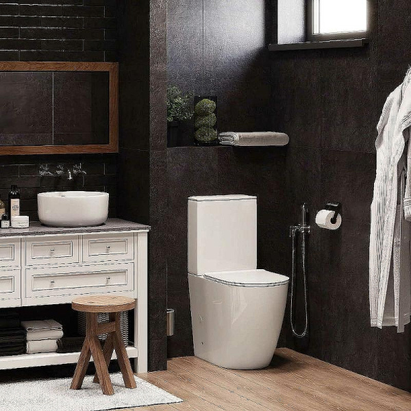 унитаз-компакт ceruttispa bella ct8709 безободковый, с сиденьем микролифт, белый