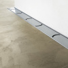 душевой лоток ravak chrome ozw 105 x01633 с решеткой, хром