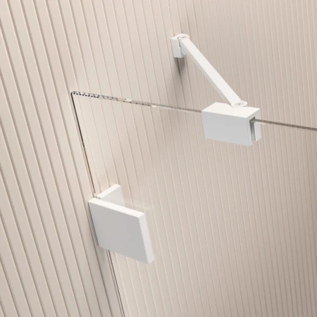 душевая дверь radaway essenza pro white dwj 90 left 10099090-04-01l прозрачное