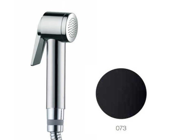 гигиенический душ bossini paloma flat b00462.073 черный матовый