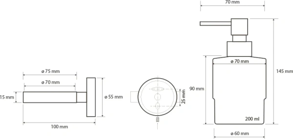 Дозатор для мыла Bemeta NEO 104109115 хром
