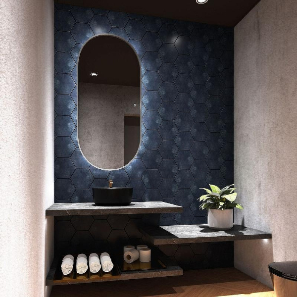 зеркало art&max bari 70х150 am-bar-700-1500-ds-f с подсветкой с сенсорным выключателем