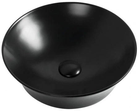 Раковина накладная 42 см Aquanet Smart-1-MB 00273686, черный матовый