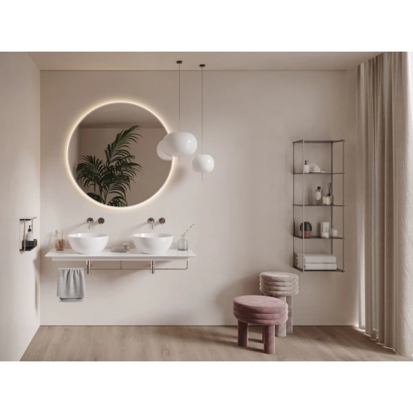 раковина-чаша catalano sfera 0523430001 42x42 см, накладная, белый глянец