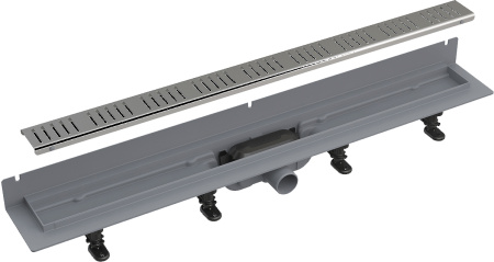 Душевой лоток AlcaPlast APZ30-850M с решеткой и опорами