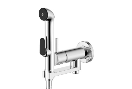 гигиенический душ со смесителем aquatek ника aq1819cr цвет хром